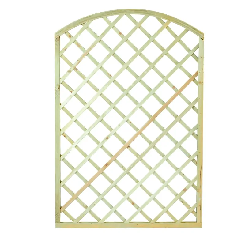 Ξύλινο Καφασωτό Διαγώνιο (μάτι 12x12) Αψίδα - 180 x 120εκ.