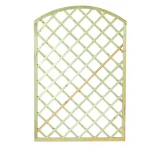 Ξύλινο Καφασωτό Διαγώνιο (μάτι 12x12) Αψίδα - 180 x 120εκ.