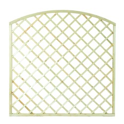 Ξύλινο Καφασωτό Διαγώνιο (μάτι 12x12) Αψίδα - 180 x 180εκ.