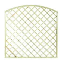 Ξύλινο Καφασωτό Διαγώνιο (μάτι 12x12) Αψίδα - 180 x 180εκ.