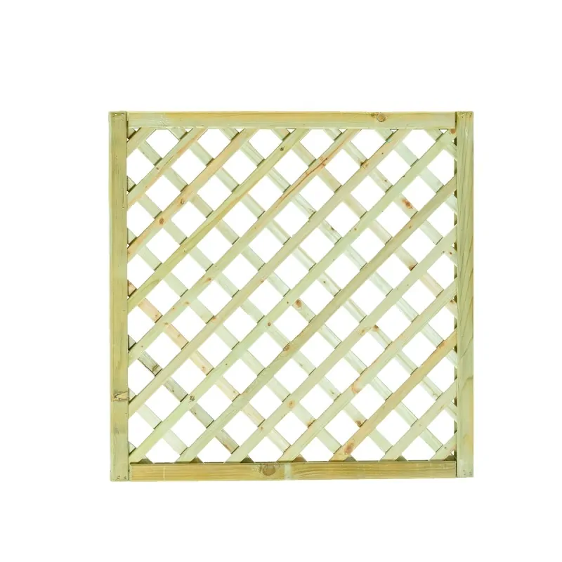 Wooden Diagonal Lattice (6x6) – 90 x 90cm