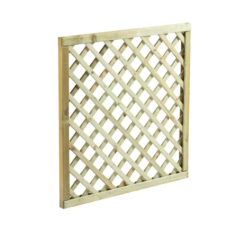 Wooden Diagonal Lattice (6x6) – 90 x 90cm