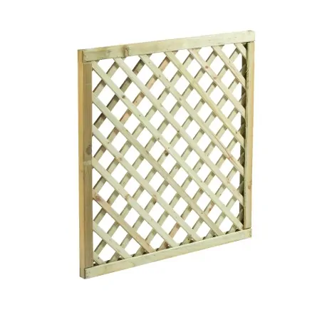 Wooden Diagonal Lattice (6x6) – 90 x 90cm