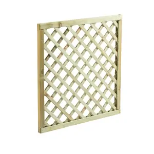 Wooden Diagonal Lattice (6x6) – 90 x 90cm