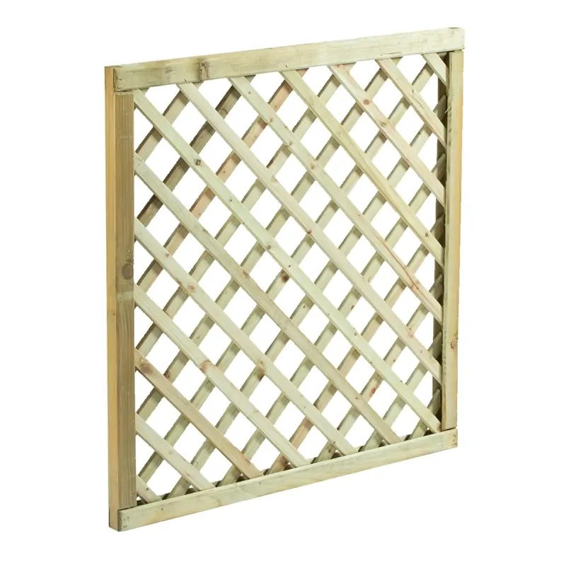 Wooden Diagonal Lattice (6x6) – 100 x 100cm