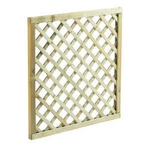 Wooden Diagonal Lattice (6x6) – 100 x 100cm