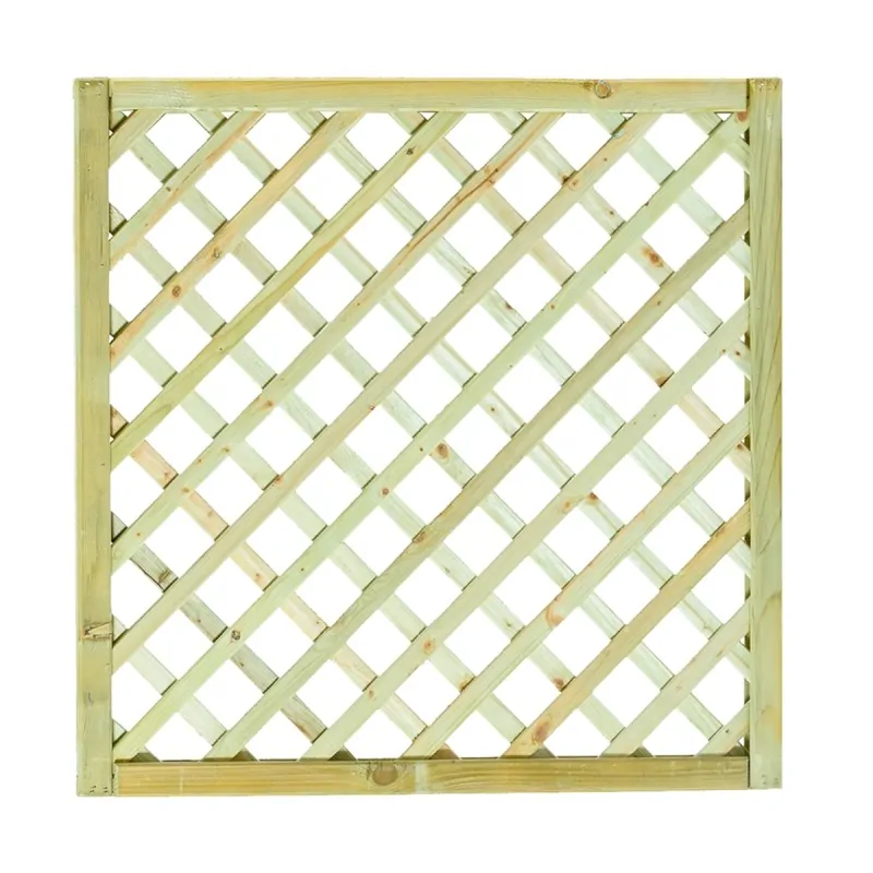 Ξύλινο Καφασωτό Διαγώνιο (μάτι 6x6) 100 x 100εκ.