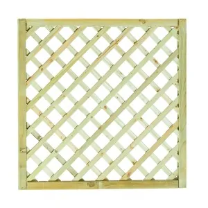 Wooden Diagonal Lattice (6x6) – 100 x 100cm