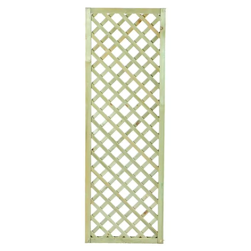 Wooden Diagonal Lattice (6x6) – 60 x 180cm