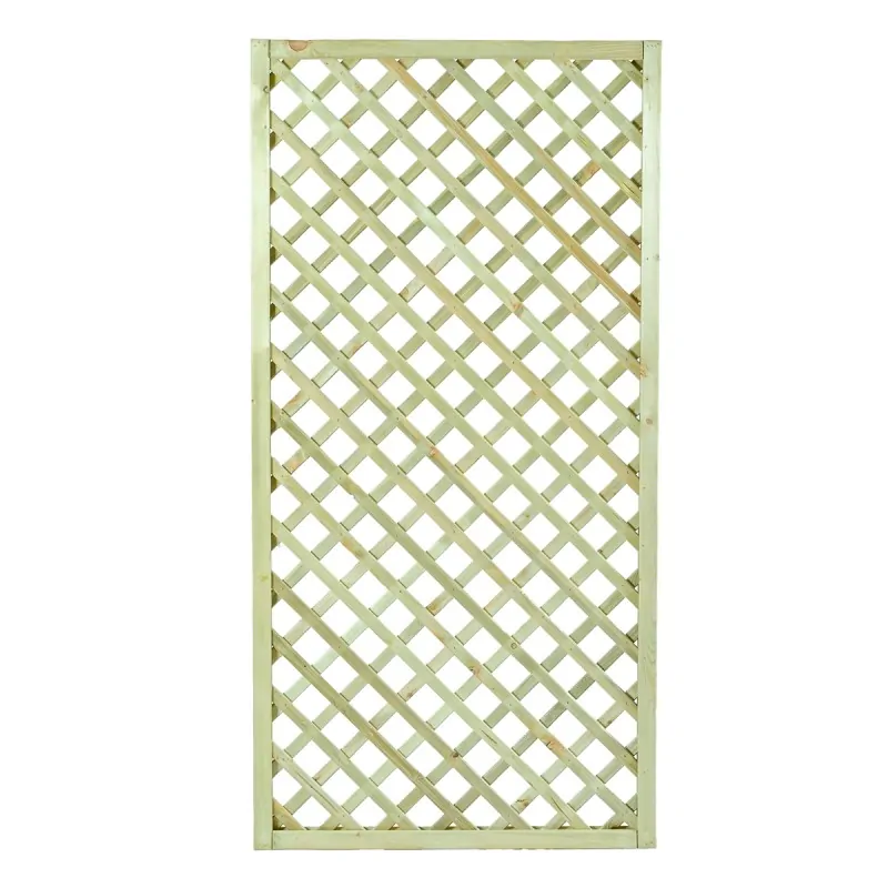 Wooden Diagonal Lattice (6x6) – 90 x 180cm
