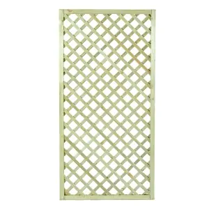 Wooden Diagonal Lattice (6x6) – 90 x 180cm