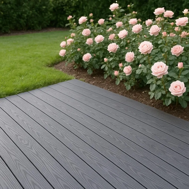 3D WPC decking board 2,5 x 15 x 360cm - dark grey