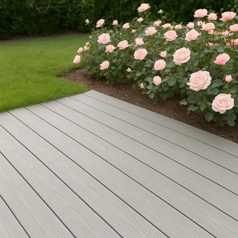 3D WPC decking board 2,5 x 15 x 360cm - light grey