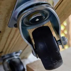 Ρόδα Ø30mm μονή περιστρεφόμενη