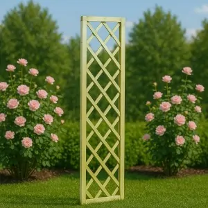 Wooden Diagonal Trellis (eye 12x12)  60 x 180cm