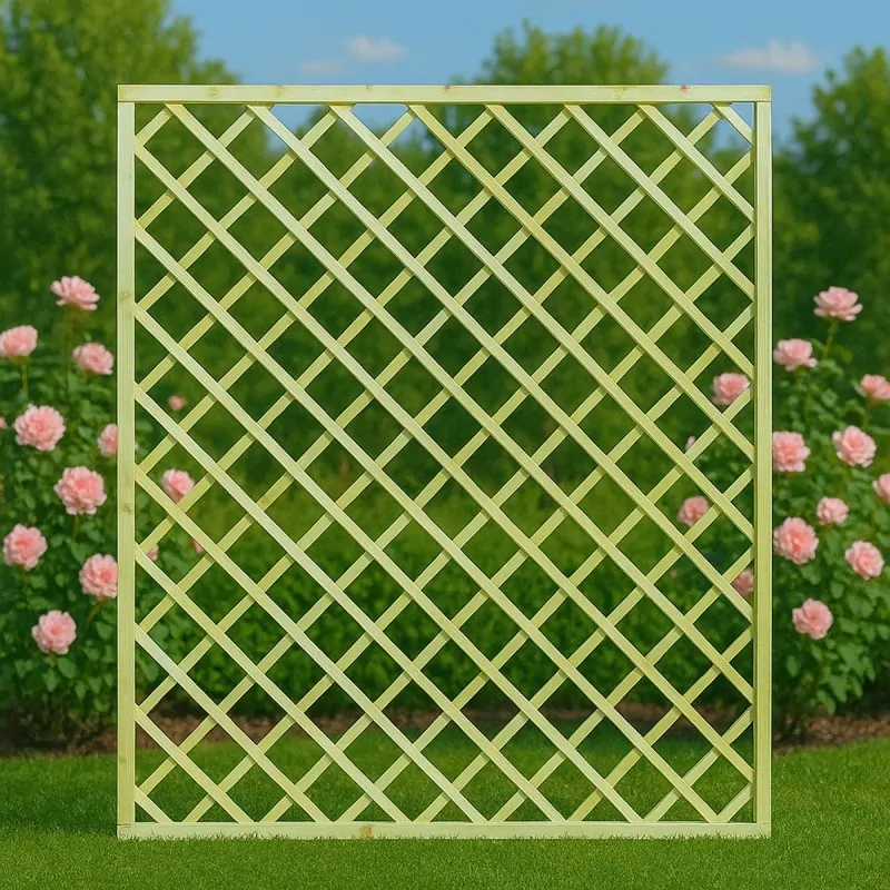Wooden Diagonal Trellis (eye 12x12) 180 x 180cm