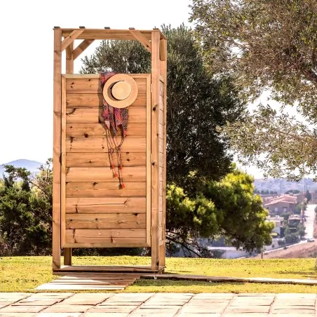 Ξύλινη Καμπίνα – Αλλαξιέρα Παραλίας  226 x100 x100εκ.