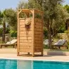 Wooden Beach Changing Cabin 226x100x100cm