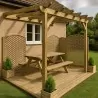 Wall pergola frame 300 x 300cm