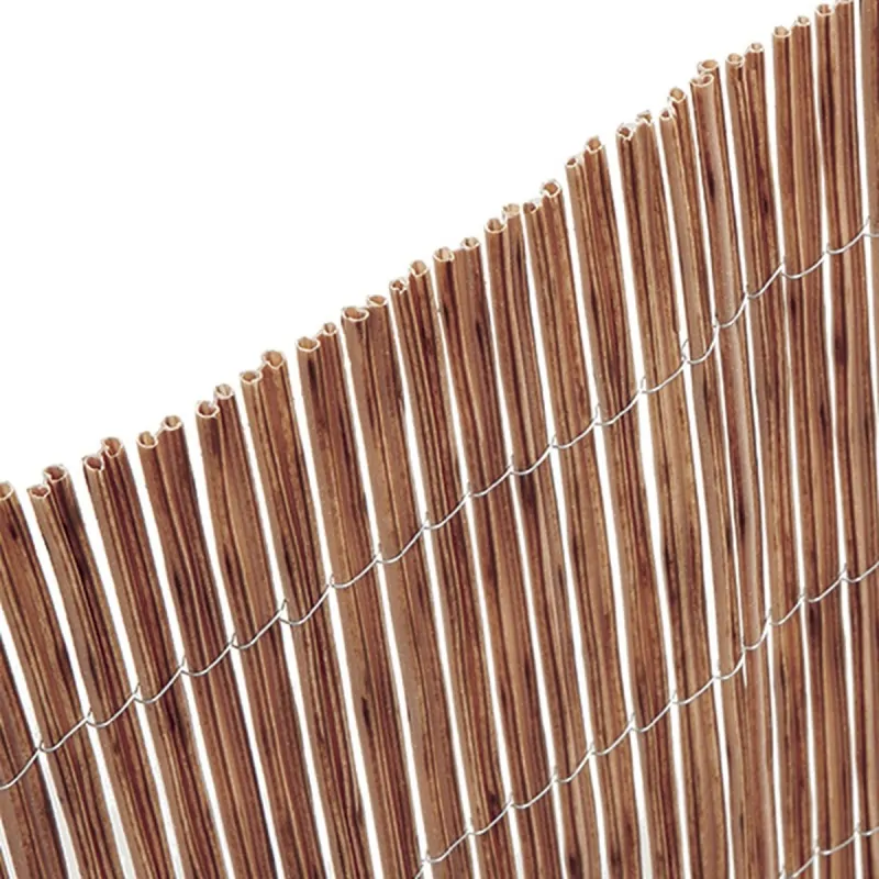 Synthetic Reed Screen Premium Twin 100 (H) x 300 cm - Light Brown