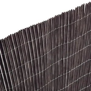 Synthetic Reed Screen Premium Twin 150 (H) x 300 cm - Dark Brown