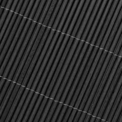 LOP® Double-Sided Synthetic Reed Fence 100 × 300 cm – Dark Grey