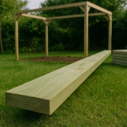 Smooth Treated Timber Board, 2.1 x 9.5 x 300 cm