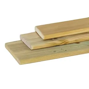 Smooth Treated Timber Board 1.6 × 9.5 × 400 cm