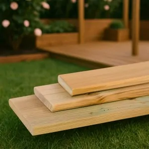 Smooth Treated Timber Board 1.6 × 9.5 × 400 cm