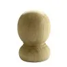 Wooden Ball Post Cap No. 7 – Decorative Fence Finial