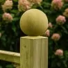 Wooden Decorative Post Ball Ø9 cm