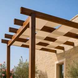 Pergola Awning Fabric Ecru 48.3 cm x 20 m