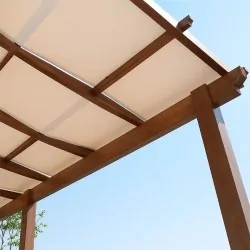 Pergola Awning Fabric Ecru 75 cm x 10 m