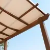 Pergola Awning Fabric Ecru 48.3 cm x 20 m