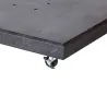 Βάση Ομπρέλας Γρανίτη με Ρόδες 90kg