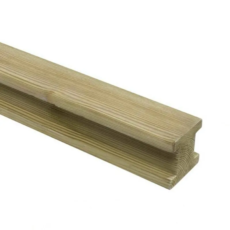 Wooden Lattice Joint Beam with 16 mm groove - 4,5 x 4,5 x 420cm