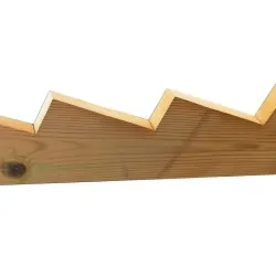 Ξύλινος Οδηγός Περσίδας 2,1×9,5×420εκ.