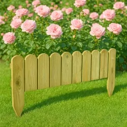 Vertical Spike Roll Boarder Panel – Slat 30(H) x 107 cm