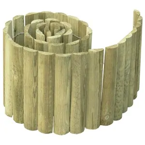 Wooden Roll Border Ø4.5 × 30 × 180 cm – Garden Edging