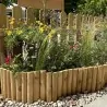 Ξύλινος Φράχτης σε Ρολό Ø4,5 × 30 × 180 εκ. – Roll Border Κήπου