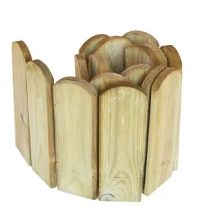 Garden Wood Roll Edging 30x150cm