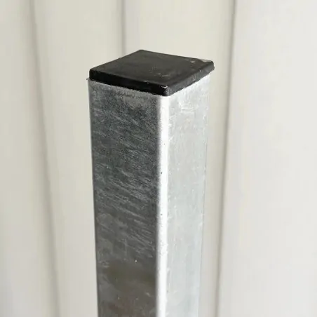 Galvanized Metal Fence Post 4 x 4 x 150 cm
