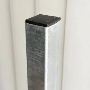 Galvanized Metal Fence Post 4 x 4 x 150 cm
