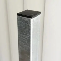 Galvanized Metal Fence Post 4 x 4 x 120 cm