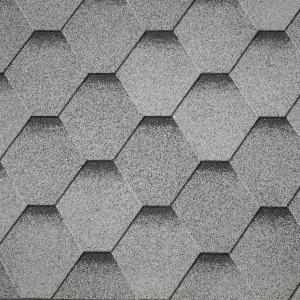 Grey Hexagonal Asphalt Shingle 3m²