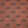 Red Hexagonal Asphalt Shingle 3m²