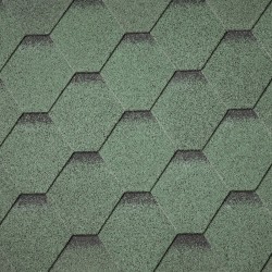 Green Hexagonal Asphalt Shingle 3m²