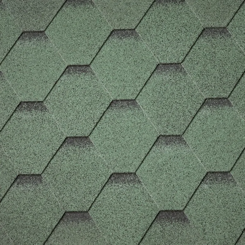 Green Hexagonal Asphalt Shingle 3m²
