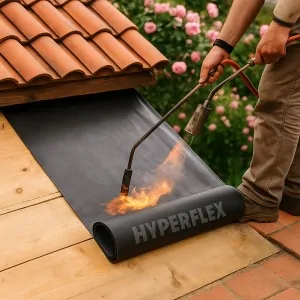 Black Waterproofing Membrane for Tiled Roofs 1m/ per meter