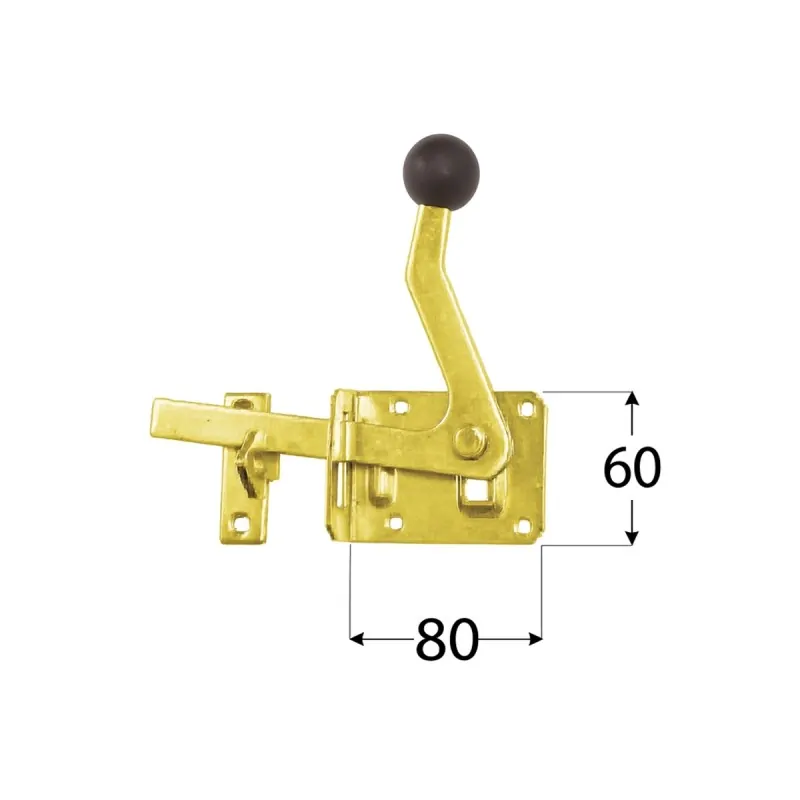 Garden Gate Latch 80x60mm